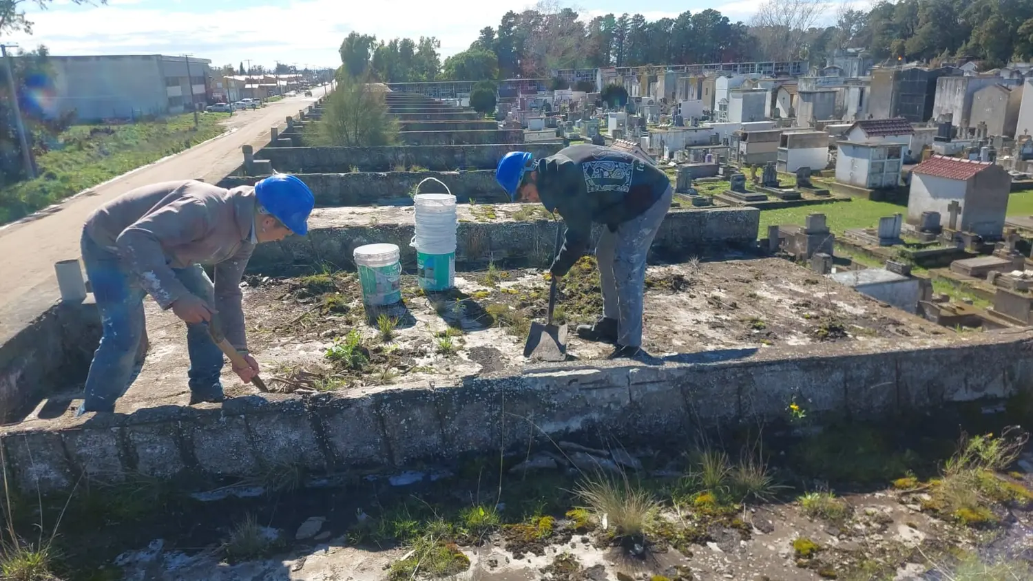 Arreglos estructurales y puesta en valor del cementerio necochense