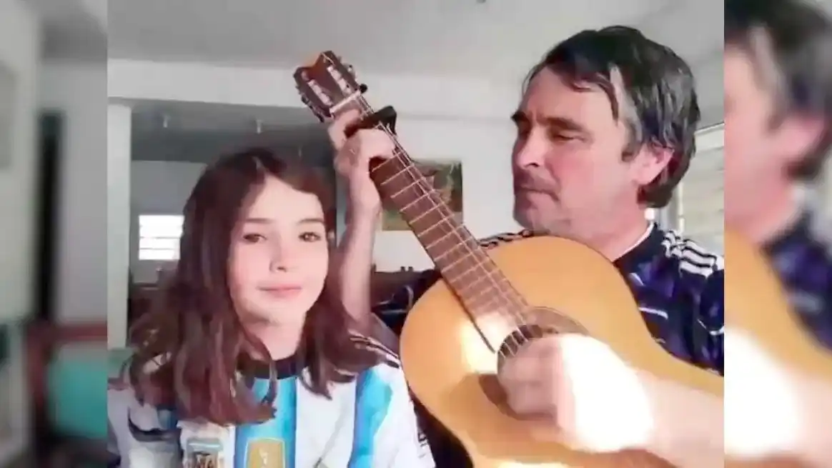 El payador santafesino que se hizo viral junto a su hija por una emotiva canción para la Selección Argentina