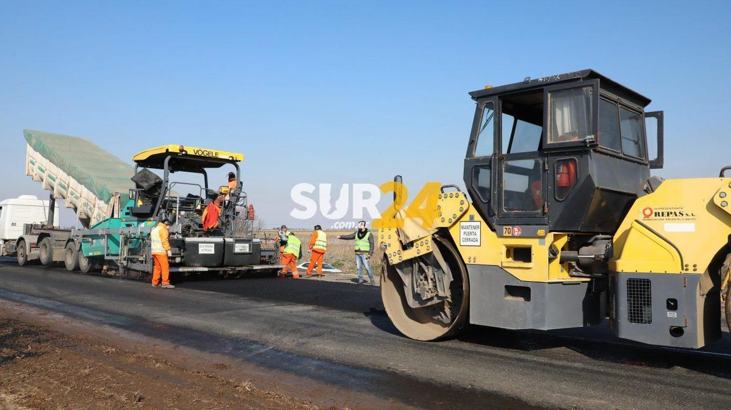 El gobierno provincial tiene 45 frentes de obras viales en ejecución