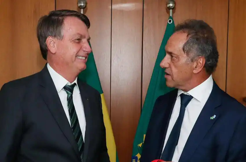 Daniel Scioli se reunió con Jair Bolsonaro en Brasil