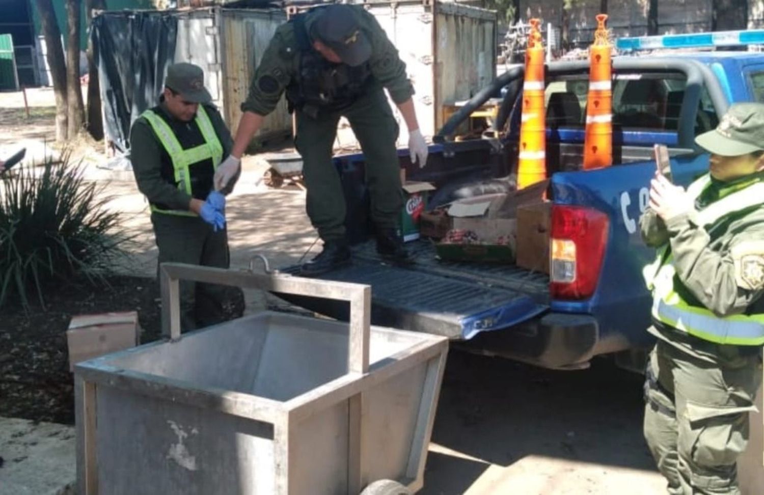 La fuerza logró esclarecer nueve hechos, con un total de 22 secuestros y 15 personas imputadas (14 son mayores y 1 menor).Foto: GSF