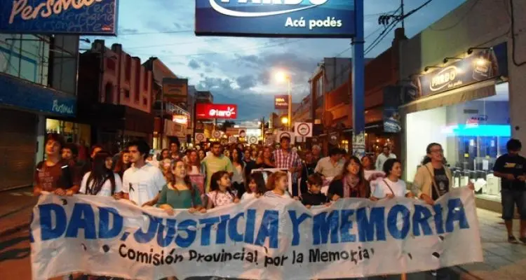 Día de la Memoria: San Pedro marchó por la verdad, la justicia y la memoria