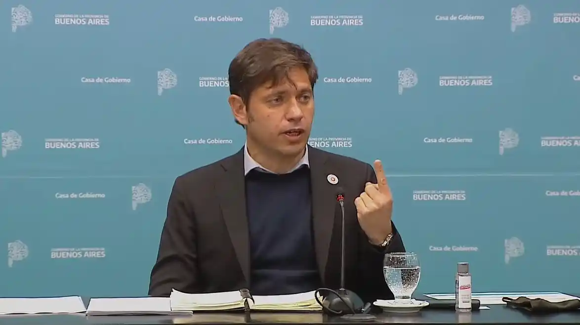 Kicillof ratificó la transmisión comunitaria de la variante Delta y prometió "mayor presencialidad en escuelas"