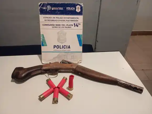 Detuvieron a un hombre por violencia de género, amenazas y tenencia ilegal de arma de fuego