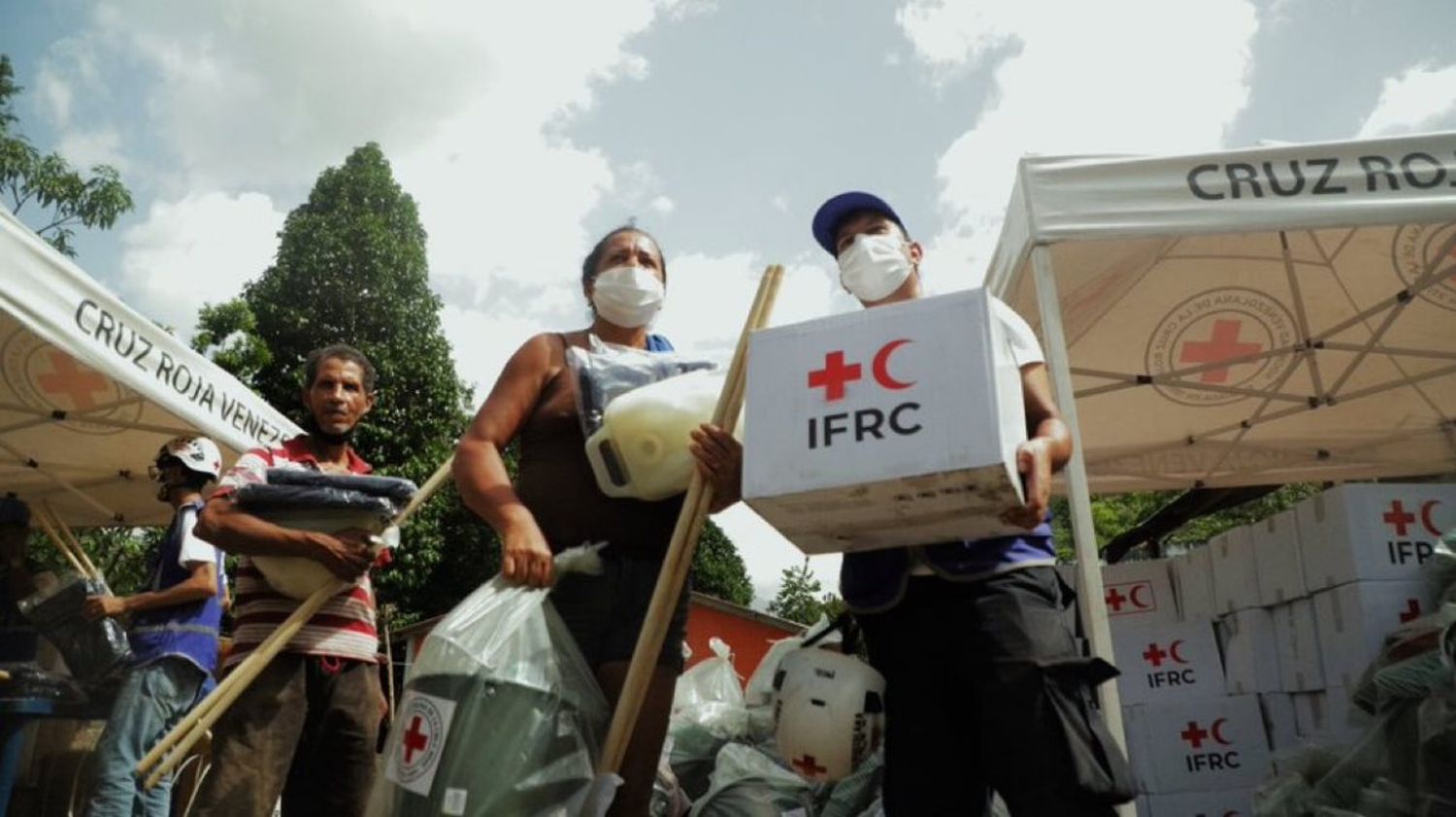 Cruz Roja Venezolana y Banesco unen fuerzas para apoyar a familias de Cumanacoa