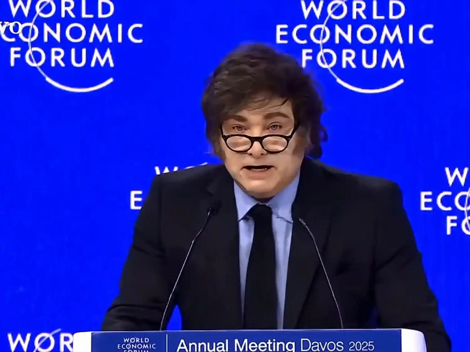 Milei les respondió a quienes salieron a confrontarlo.