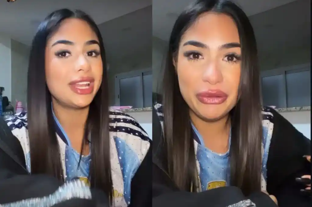 Daniela Celis se emocionó