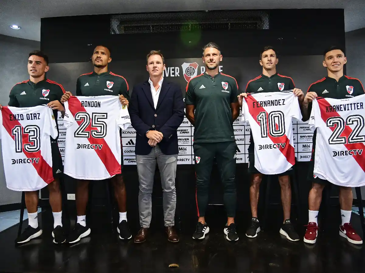 River presentó a sus cuatro refuerzos