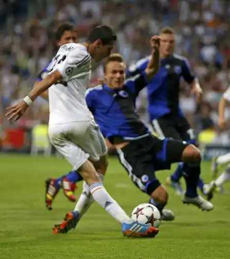 Di María la rompió y el Madrid goleó a Copenhage por la Champions League