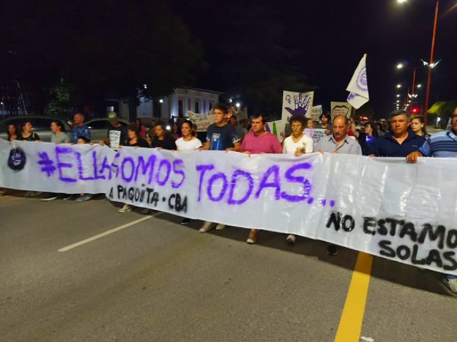La Paquita volvió a marchar para pedir justicia por Lorena Rosmari