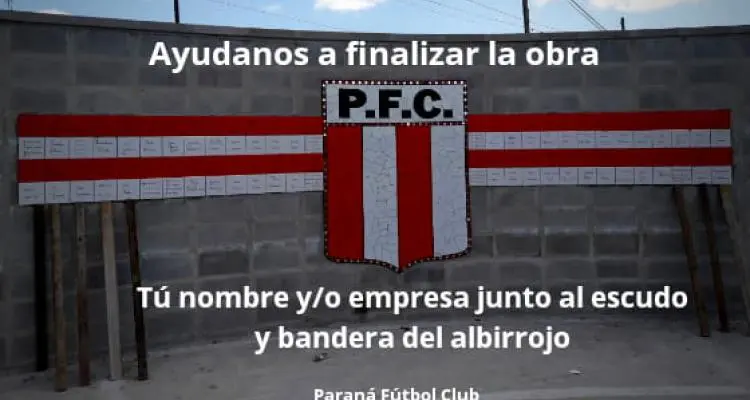 El día de su 111° aniversario, Paraná inaugurará las obras en su cancha de fútbol