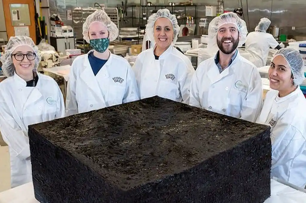 Estados Unidos: cocinaron el brownie de cannabis “más grande del mundo”