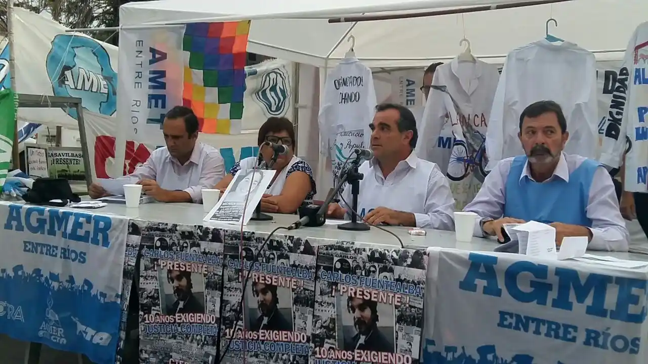 Los gremios docentes realizan presentaciones judiciales contra el Gobierno y Panozzo