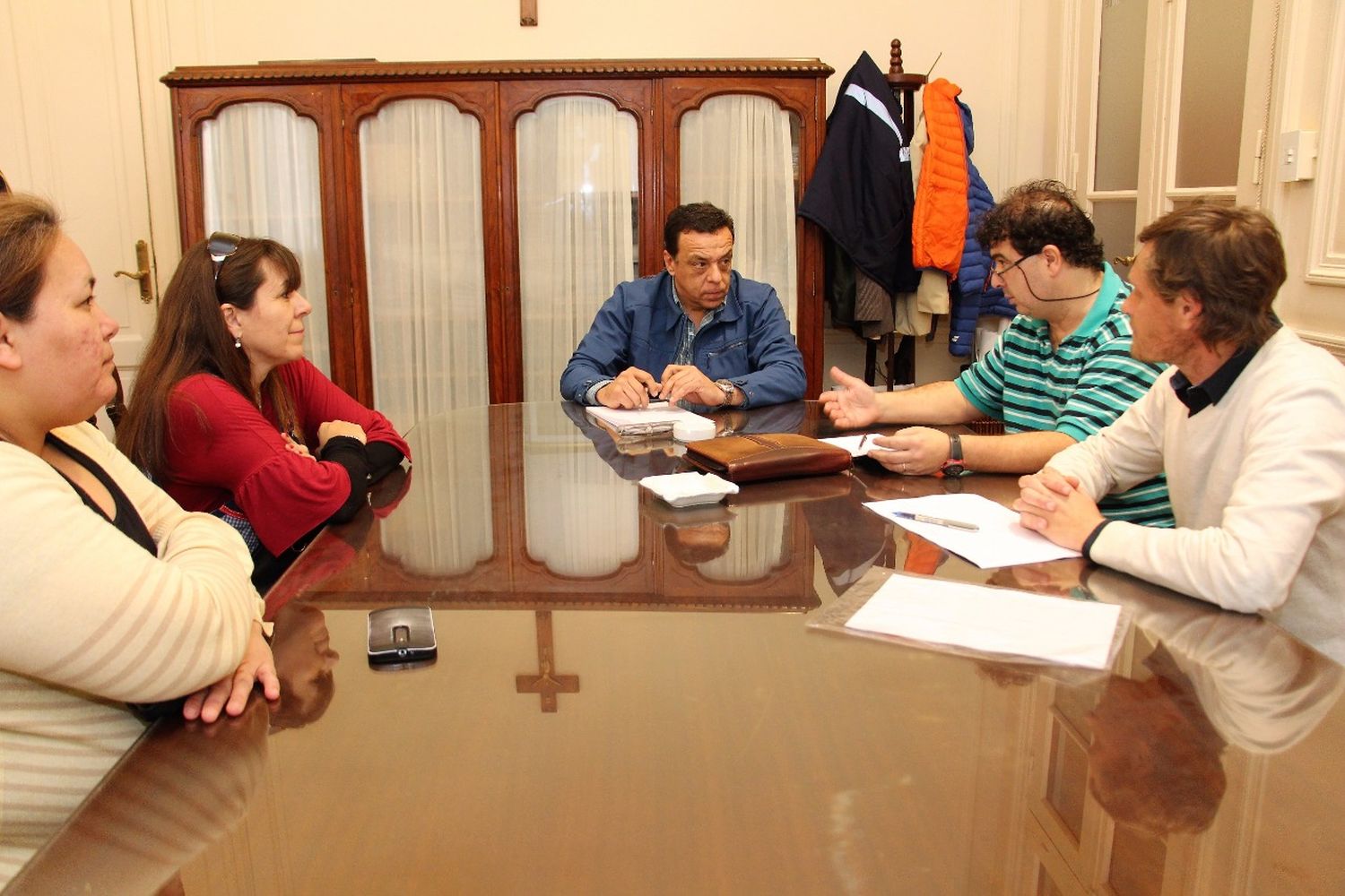 Zárate: Cáffaro recibió a autoridades del Jardín de Infantes N° 919