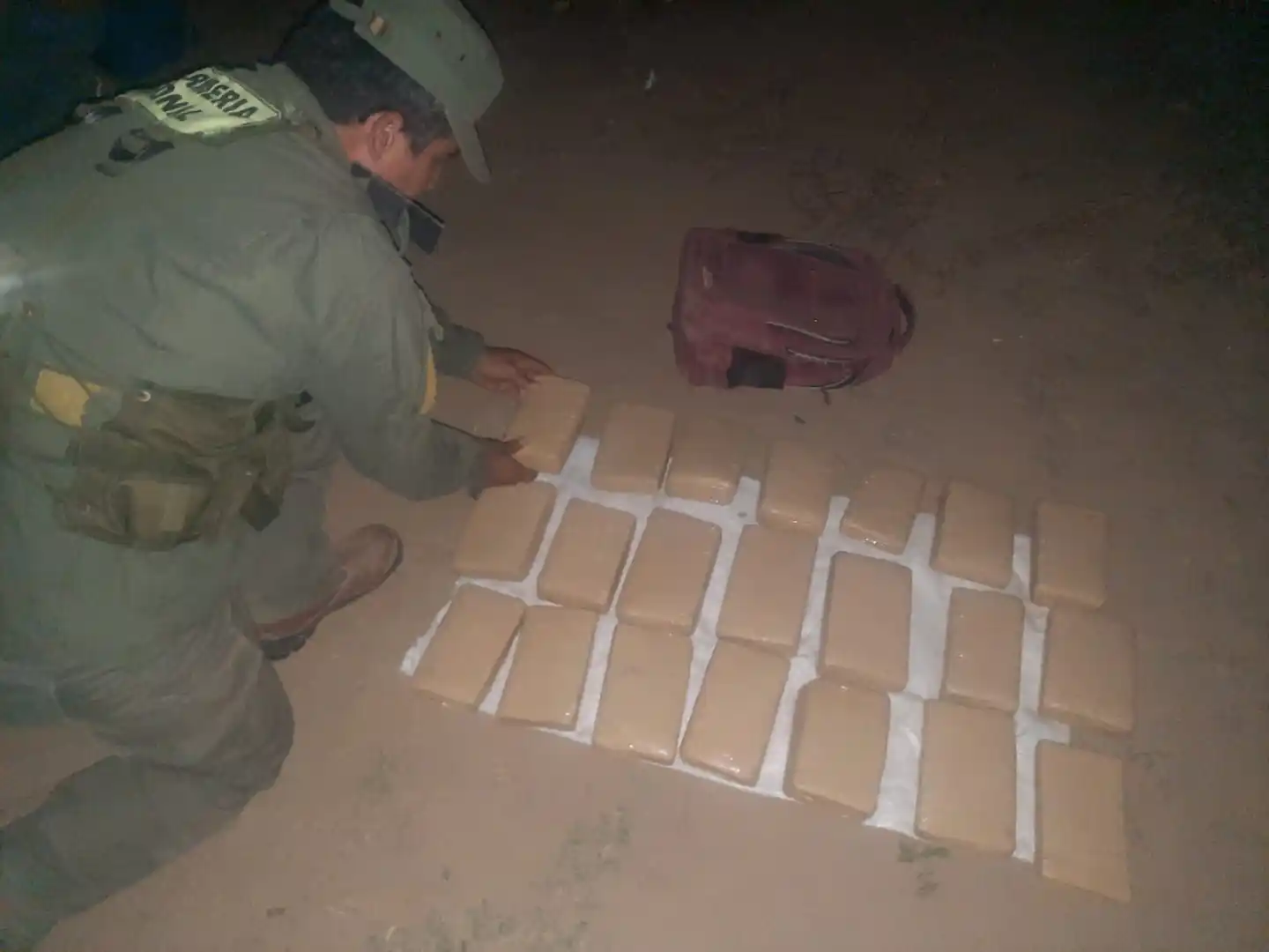 Tras una persecución, Gendarmería decomisó más de 14 kilos de marihuana