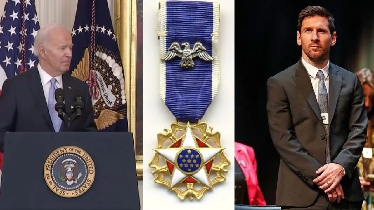 Messi no fue a recibir la Medalla Presidencial de la Libertad