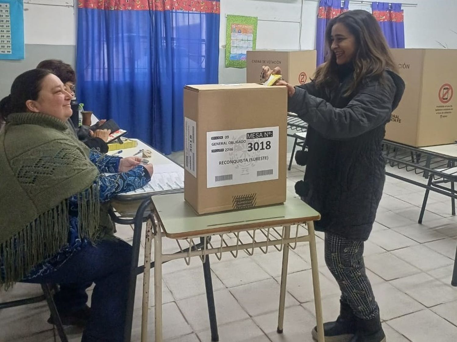 Desde las ocho de la mañana se vota con normalidad en Reconquista