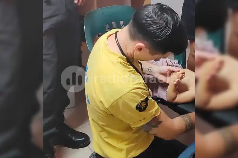 Bomberos rafaelinos héroes: con un rápido accionar le salvaron la vida a un bebé de 2 años