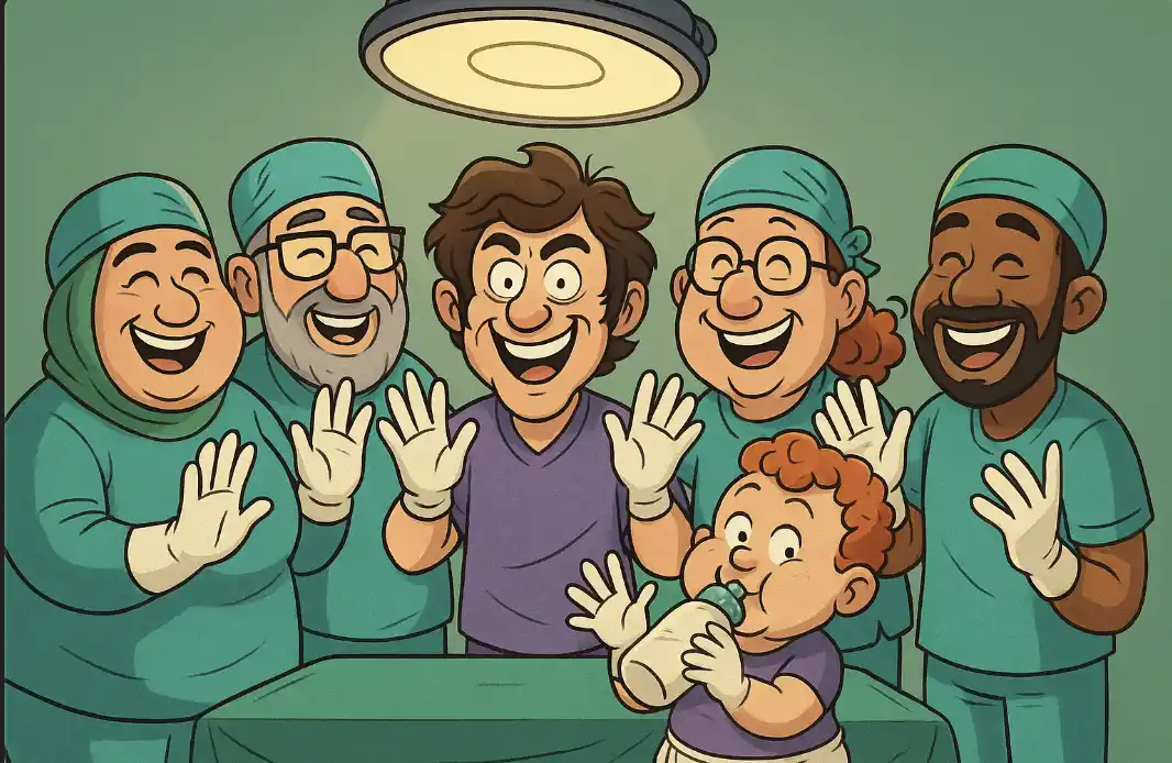 Quirófano. Franco Bindi al mando.