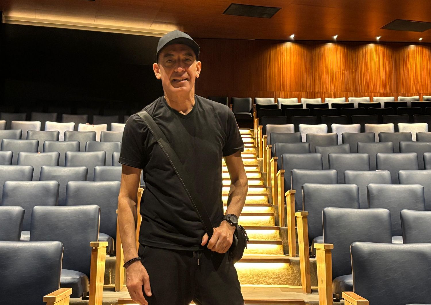 Dayub es no sólo autor y actor, sino también dueño de un teatro. Por eso valoró la modernización del Teatro Tronador BNA.
