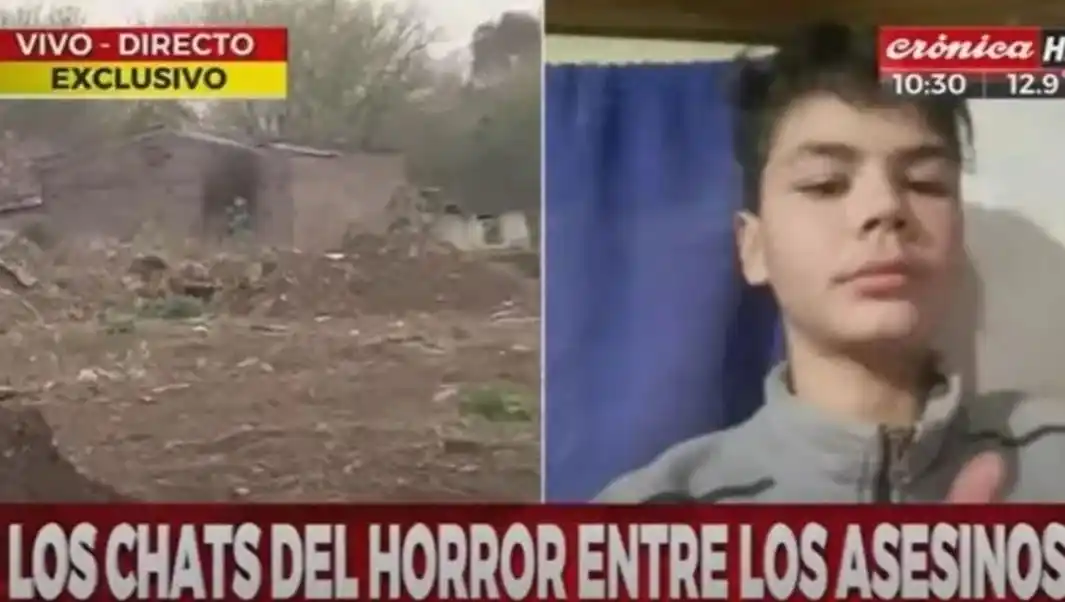 El chat de los presuntos culpables de calcinar a un chico de 13 años