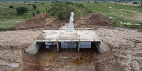 75% de avance: provincia desarrolla obras hídricas para proteger localidades del departamento San Cristóbal