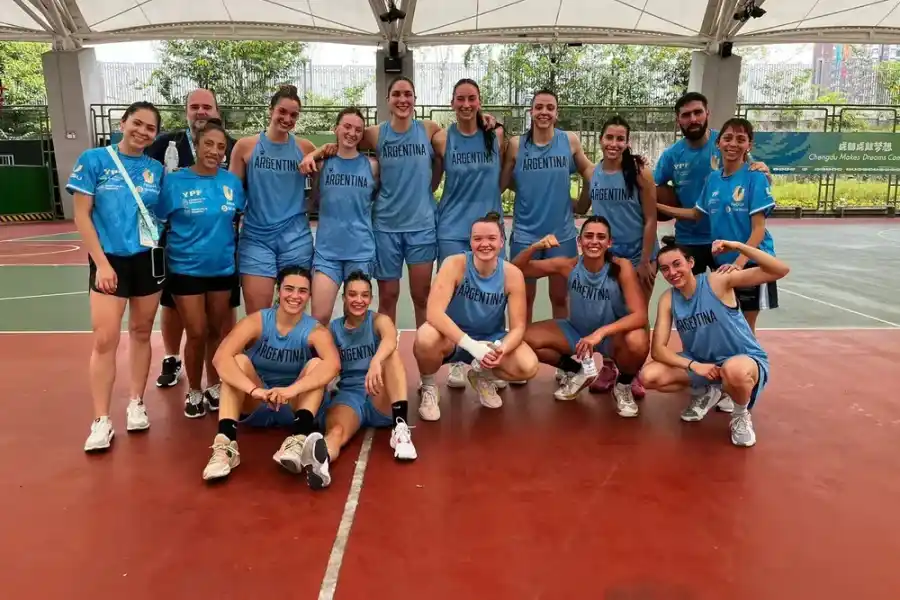 Gentinetta y Maza con el Seleccionado argentino universitario