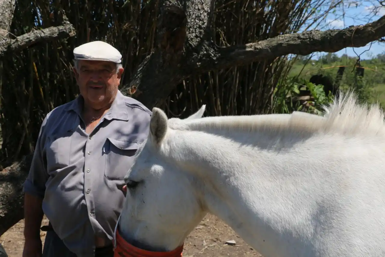 "Pancho" Naeff, el arriero que recuerda con nostalgia cuando se tropeaba la hacienda