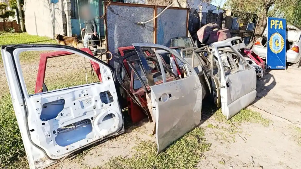 Desbarataron cinco desarmaderos de automóviles en Chajarí