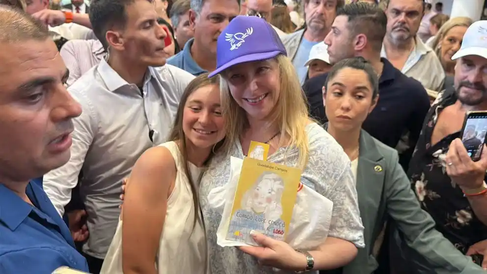 Karina Milei agradeció a los jóvenes por su militancia.