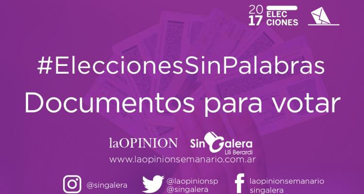 Elecciones 2017: Qué documentos están habilitados para votar