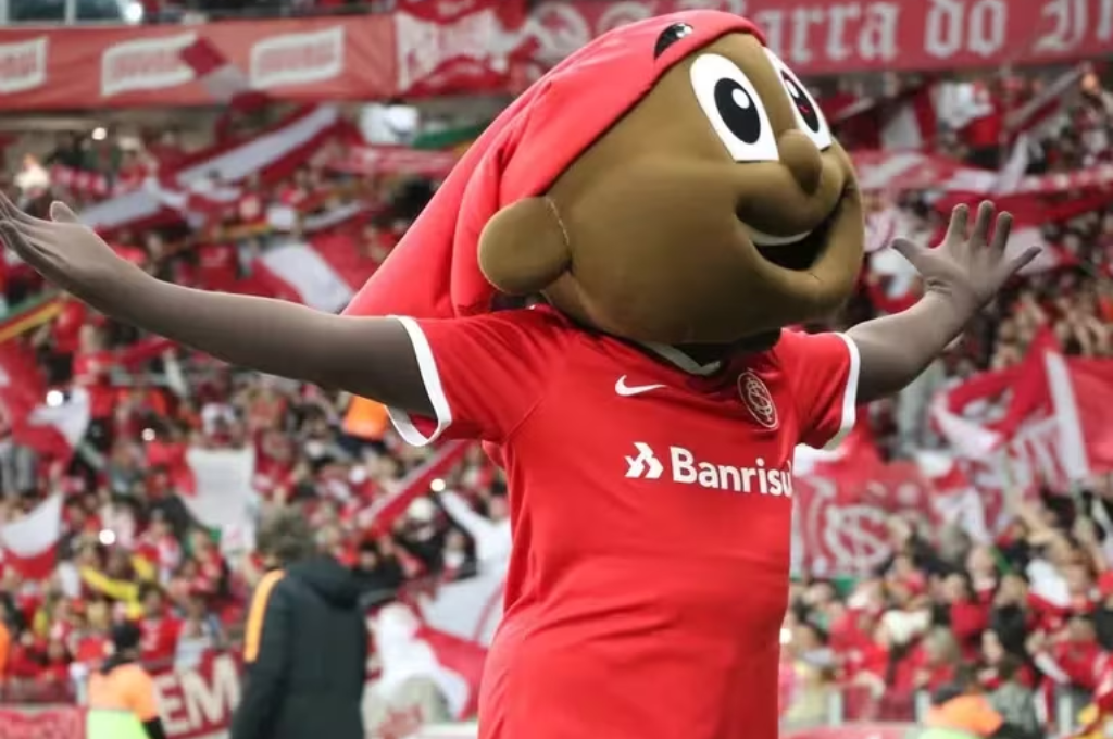 La mascota del Inter de Porto Alegre que fue denunciada.