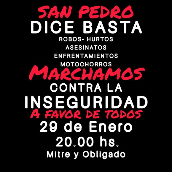 Inseguridad: con flyer y video, vecinos y comerciantes reclaman por hurtos, robos, asesinato y otros delitos