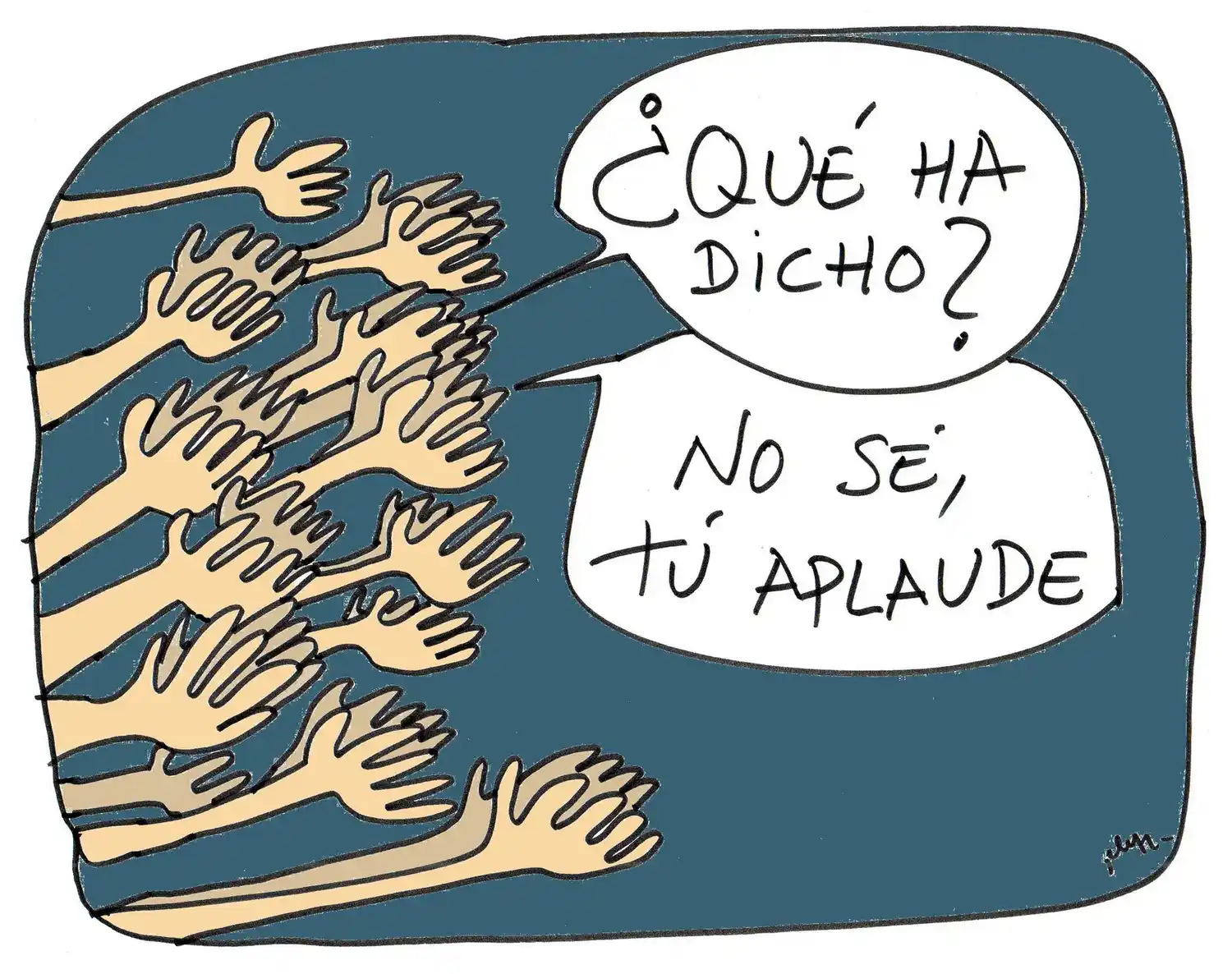 ¿El aplauso es ‘la opo’ de la razón? 