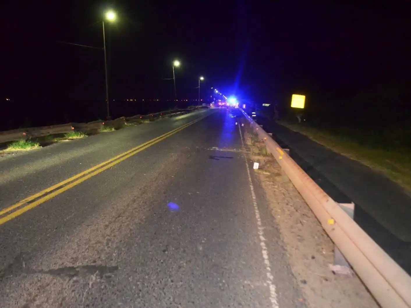 Tragedia en el Puente Blanco: motociclista 
murió al colisionar contra el guardarrail