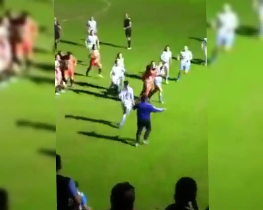 A las trompadas: brutal pelea entre jugadoras de Juventud Unida y Juvenil del Norte