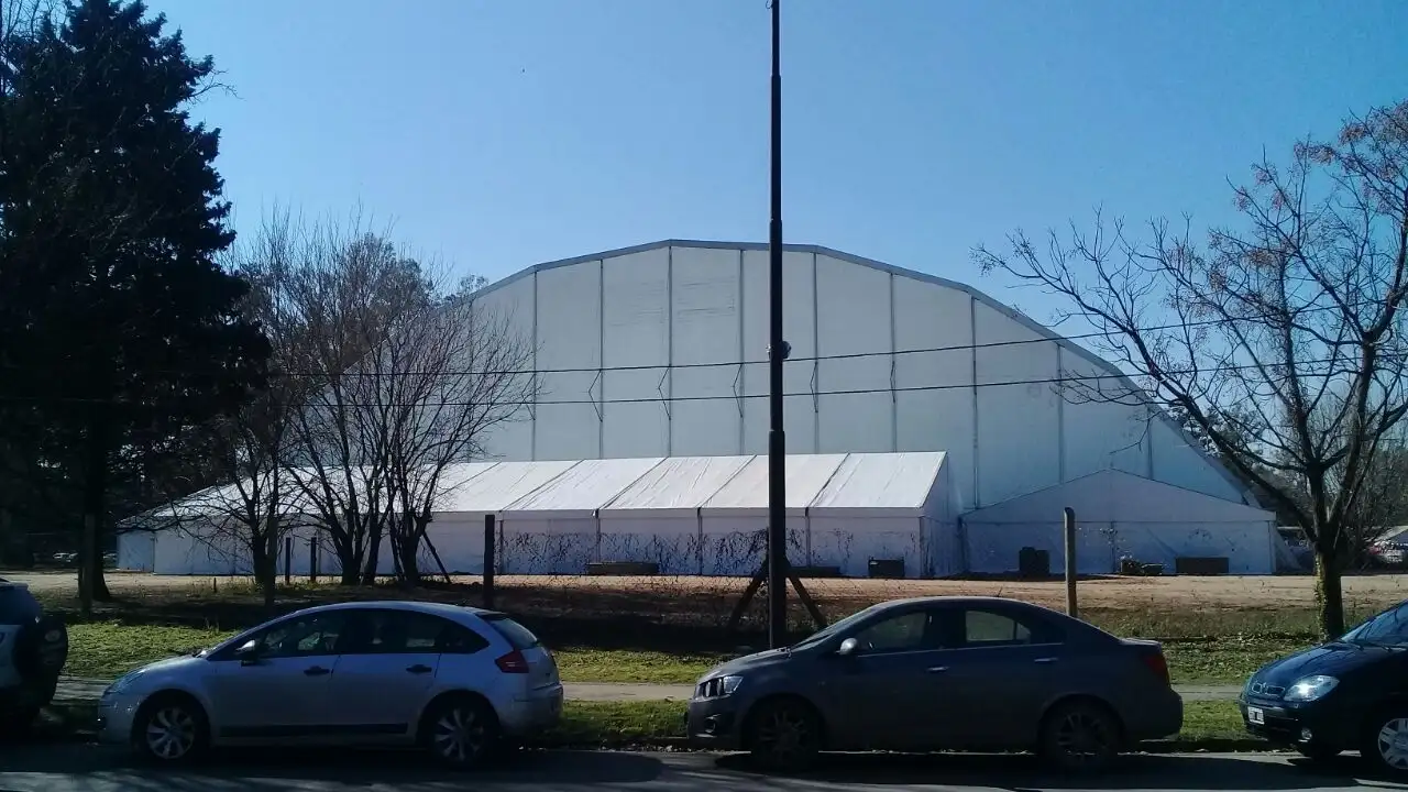 En Rosario levantaron un “domo” para espectáculos