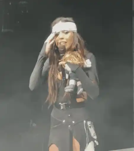 Danna Paola explicó qué le sucedió. Foto Twitter