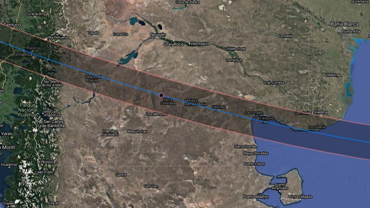Eclipse de sol del 14 de diciembre: Villa 7 de marzo, Patagones, la localidad bonaerense donde "será de noche" al mediodía