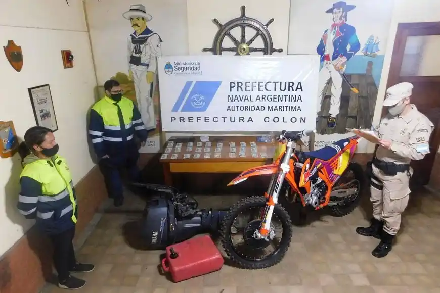 Quisieron ingresar por un paso no permitido en el río Uruguay: detenidos por contrabando