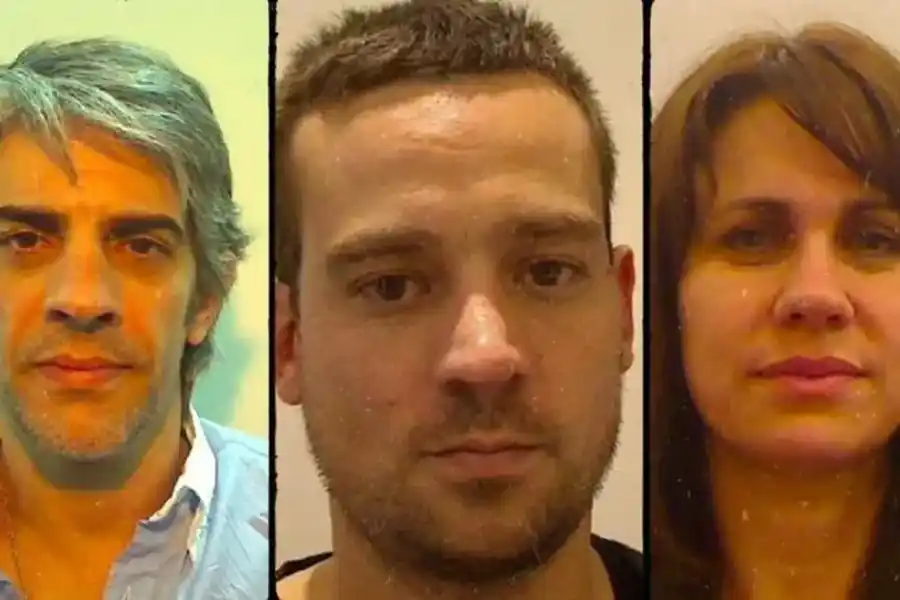 Pablo Echarri, Santiago Moreno Charpentier y Nancy Verónica Dupláa