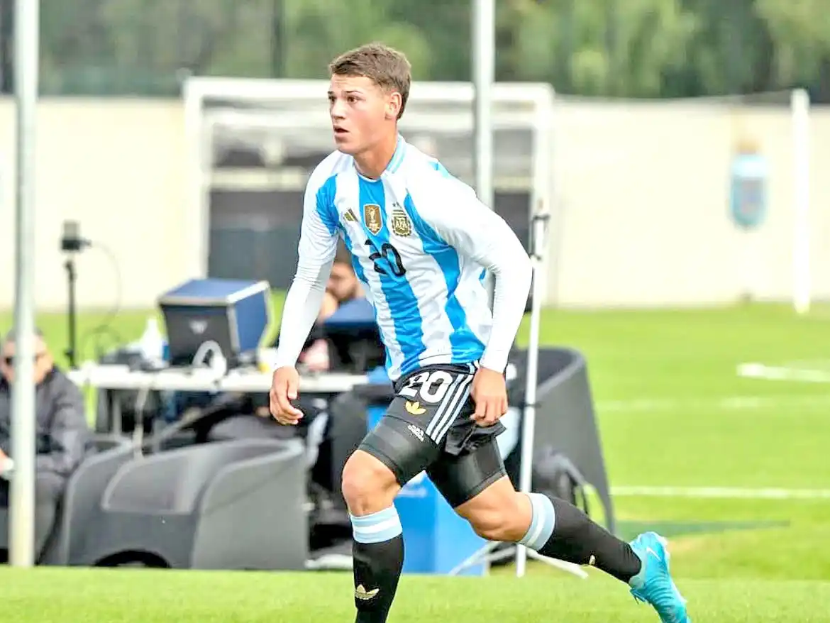 Nosei, el tandilense que actúa en el Sub 17 argentino.