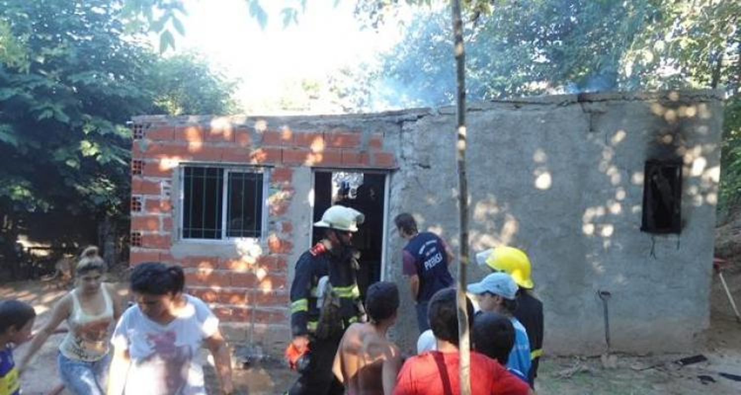 Incendio en una vivienda
