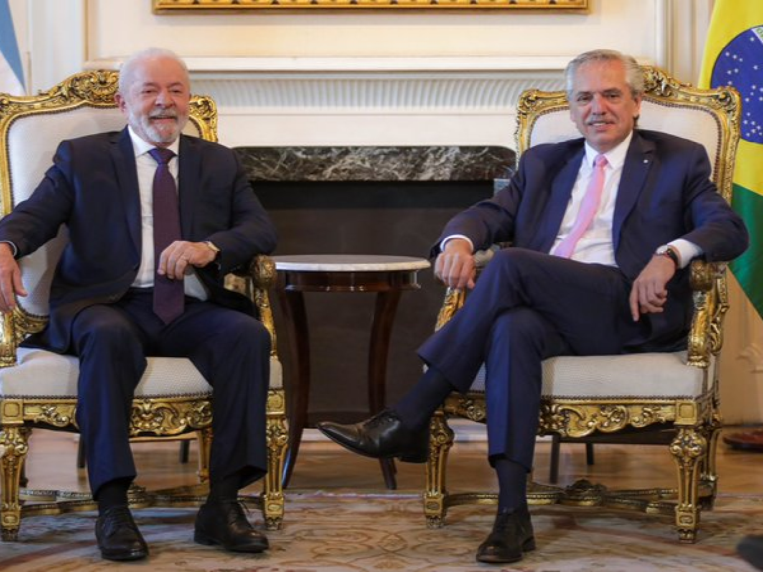 Lula y Alberto Fernández ya se encuentran reunidos en la Casa Rosada
