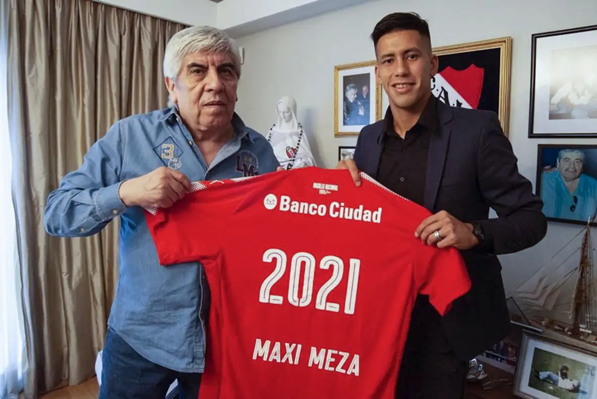 Independiente renovó con Meza hasta 2021