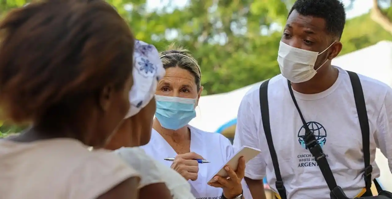 Cascos Blancos en Haití: comenzó la segunda etapa de la misión humanitaria