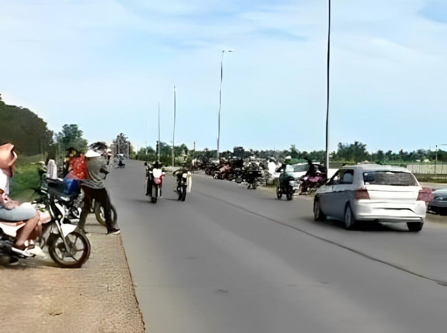Buscan testigos del choque entre dos motos en la avenida Circunvalación