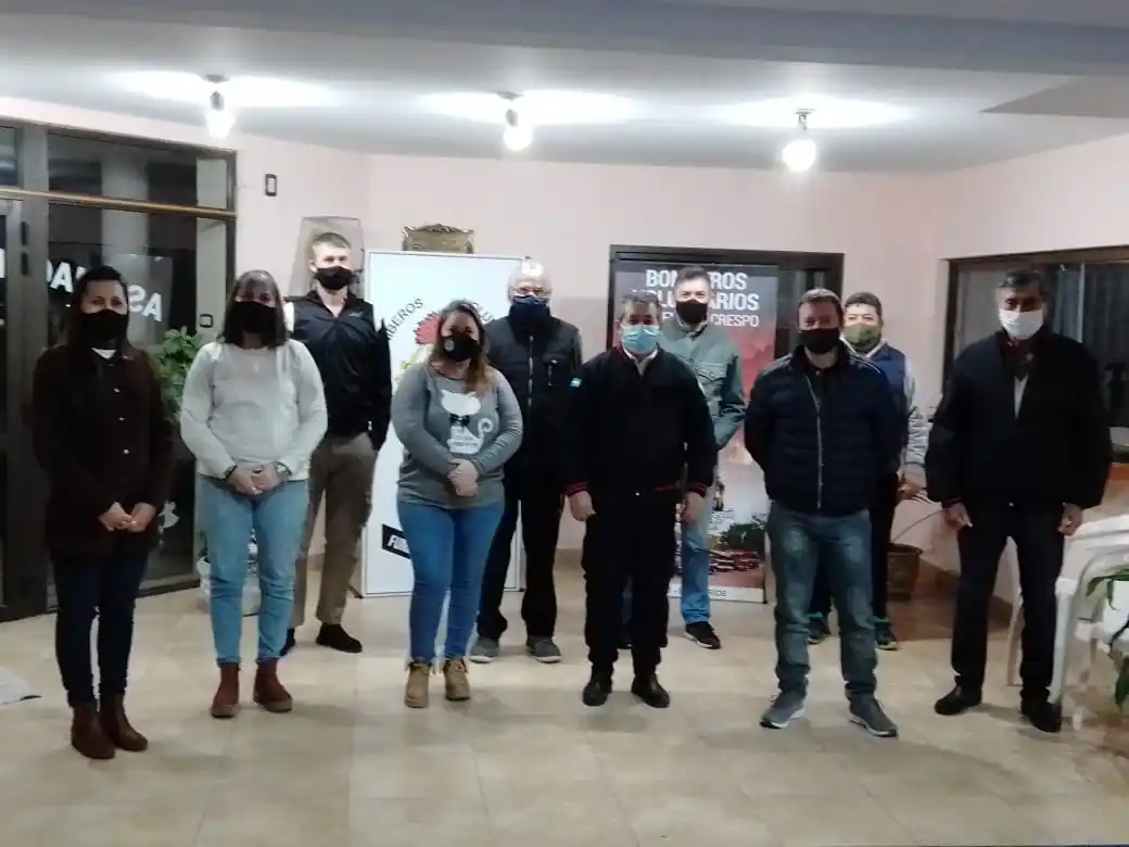 Weber continúa presidiendo la Comisión Directiva en Bomberos