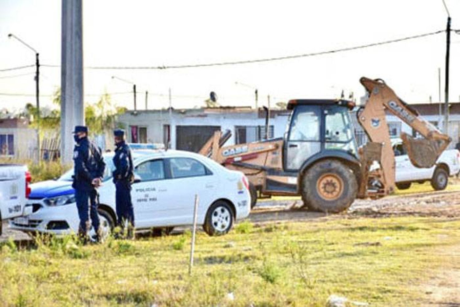 Desalojo completo  de los terrenos que intentaron ser usurpados