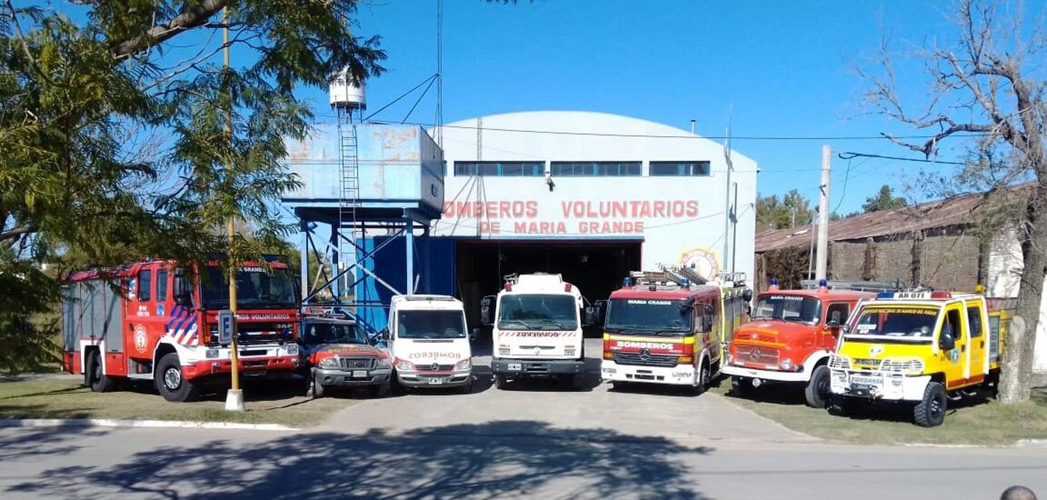 La evolución de los Bomberos Voluntarios de María Grande